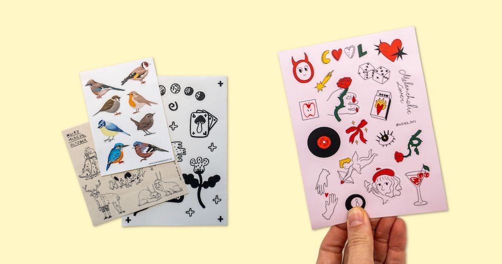 PlantBased Stickerbögen