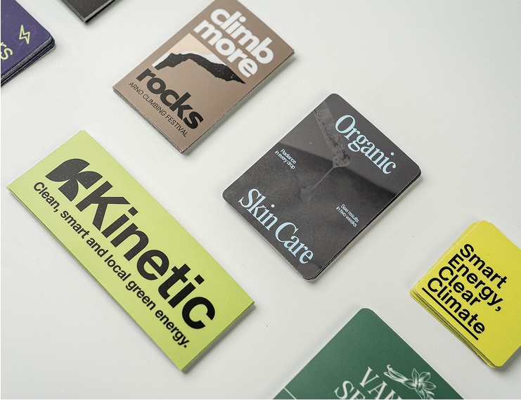 Okologische aufkleber pflanzlicher basis