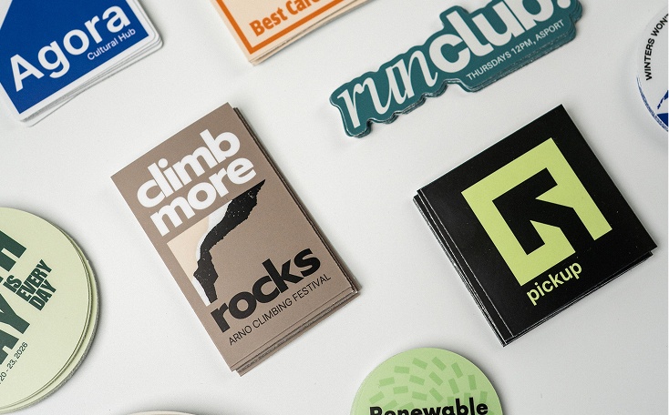 Okologische aufkleber pflanzlicher basis