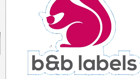 Gratis Bearbeitung und Schneidlinie