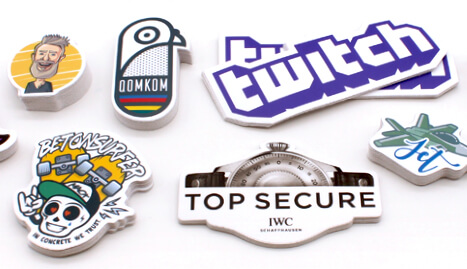 StickerYeti Druckaufkleber mit personalisierter Form